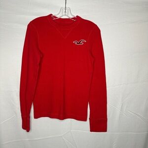 Hollister Red Waffle Tee